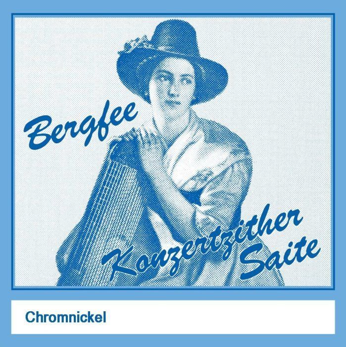 4054829010654 - Bergfee 1257MH Zither-Saiten Griff Satz (Chromnickel) Harfenzither